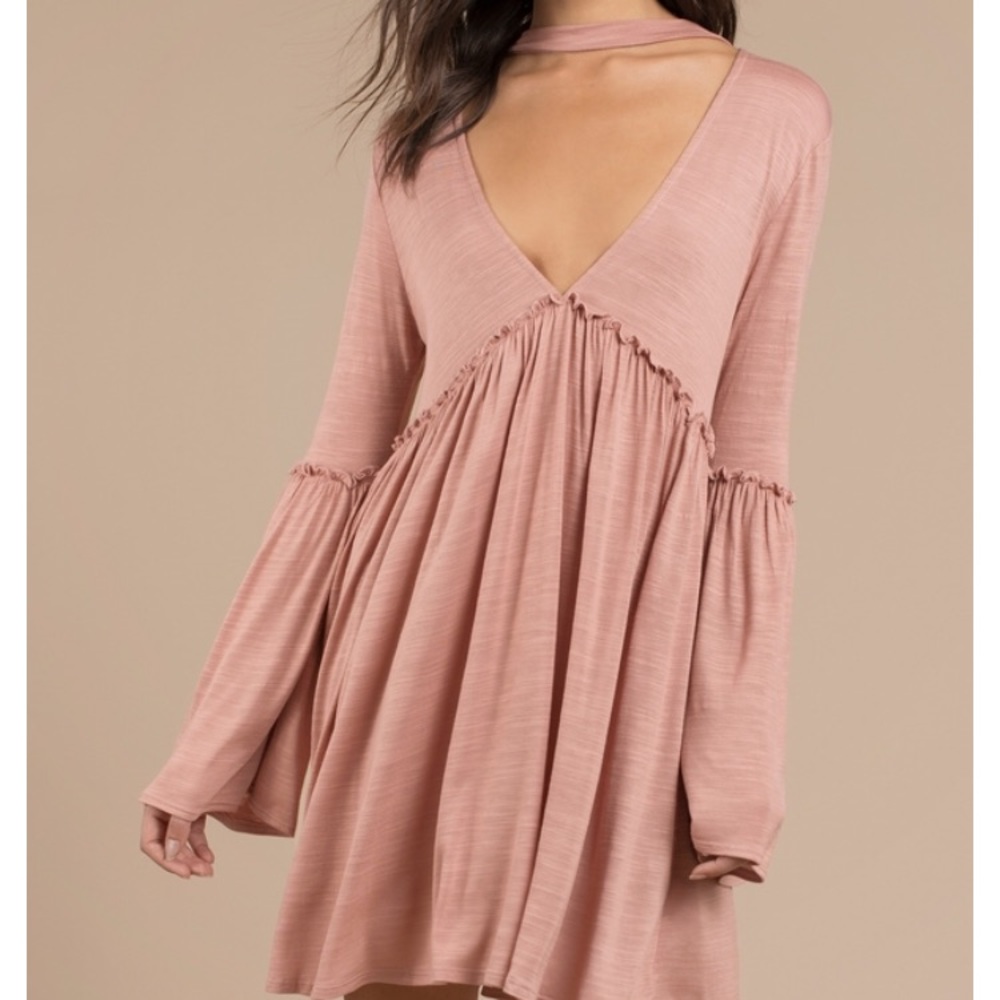 Rose Choker Shift Dress (Tobi) - Picture 3 of 5